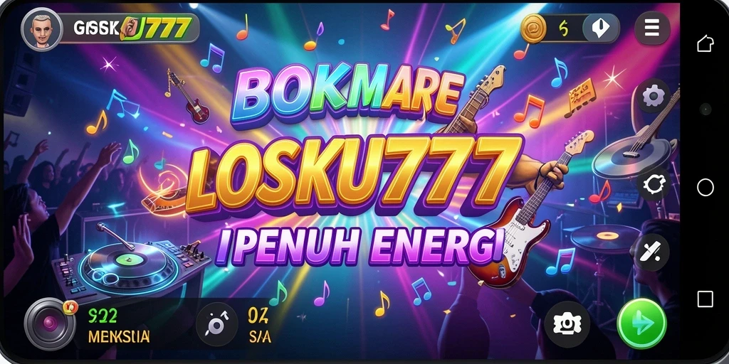 Screenshot gameplay BOSKU777 dengan tampilan warna-warni yang menarik.