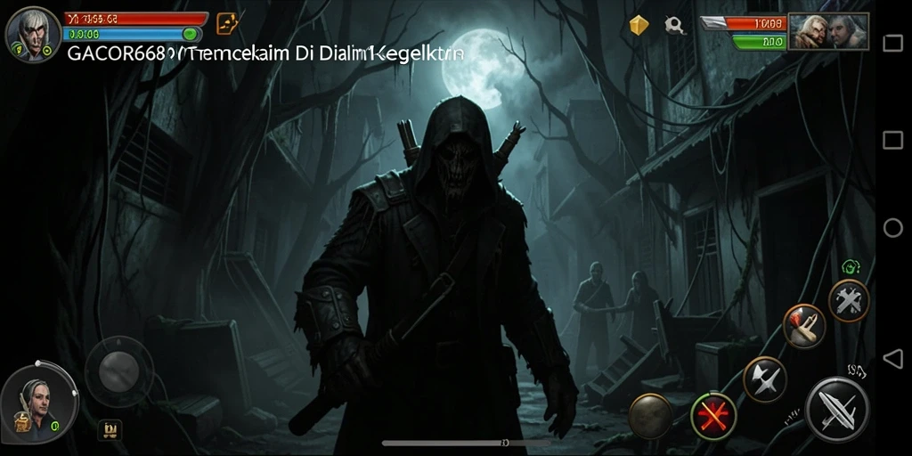 Screenshot gameplay menampilkan kengerian dan ketegangan di GACOR668.
