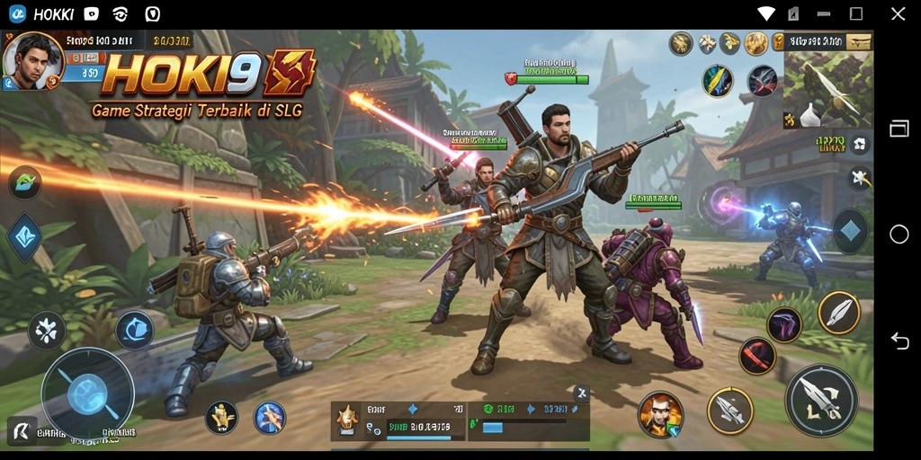 Tampilan menarik gameplay SLG di HOKI9.