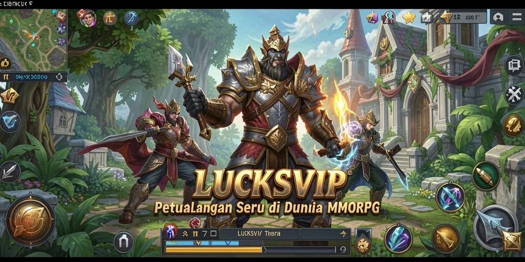 Screenshot dari gameplay menegangkan di LUCKSVIP, menampilkan karakter dalam pertempuran.