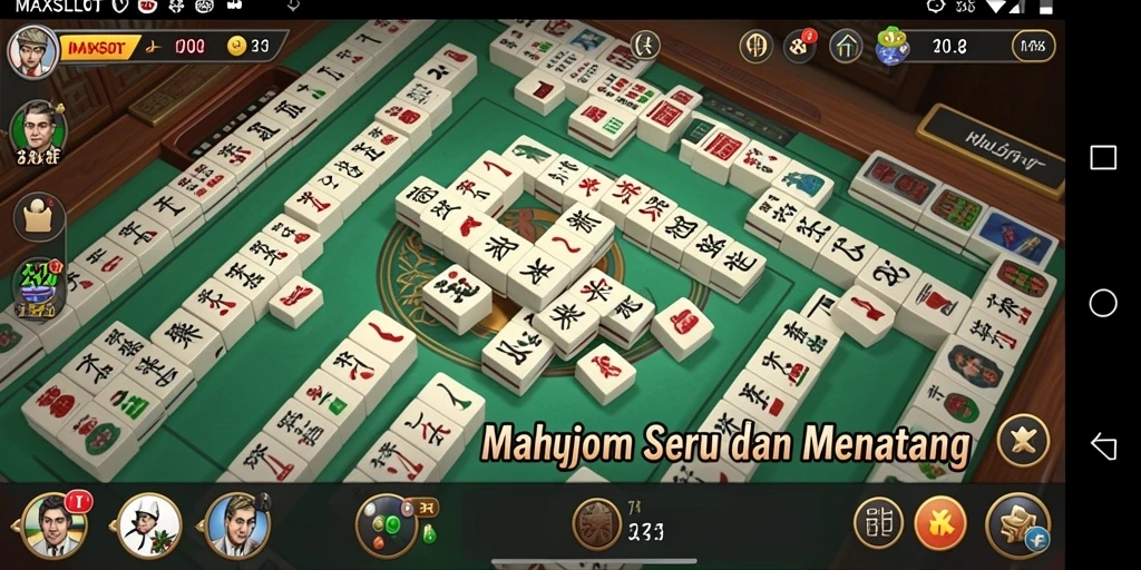Screenshot gameplay <strong>MAXSLOT</strong> yang menampilkan tantangan Mahjong yang seru.