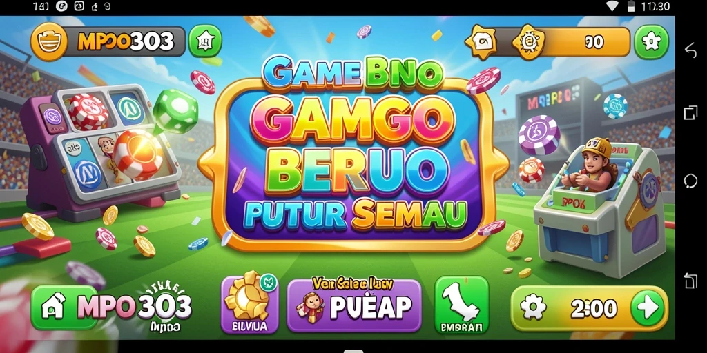 Screenshot MPO303 menampilkan gameplay Bingo yang menarik.